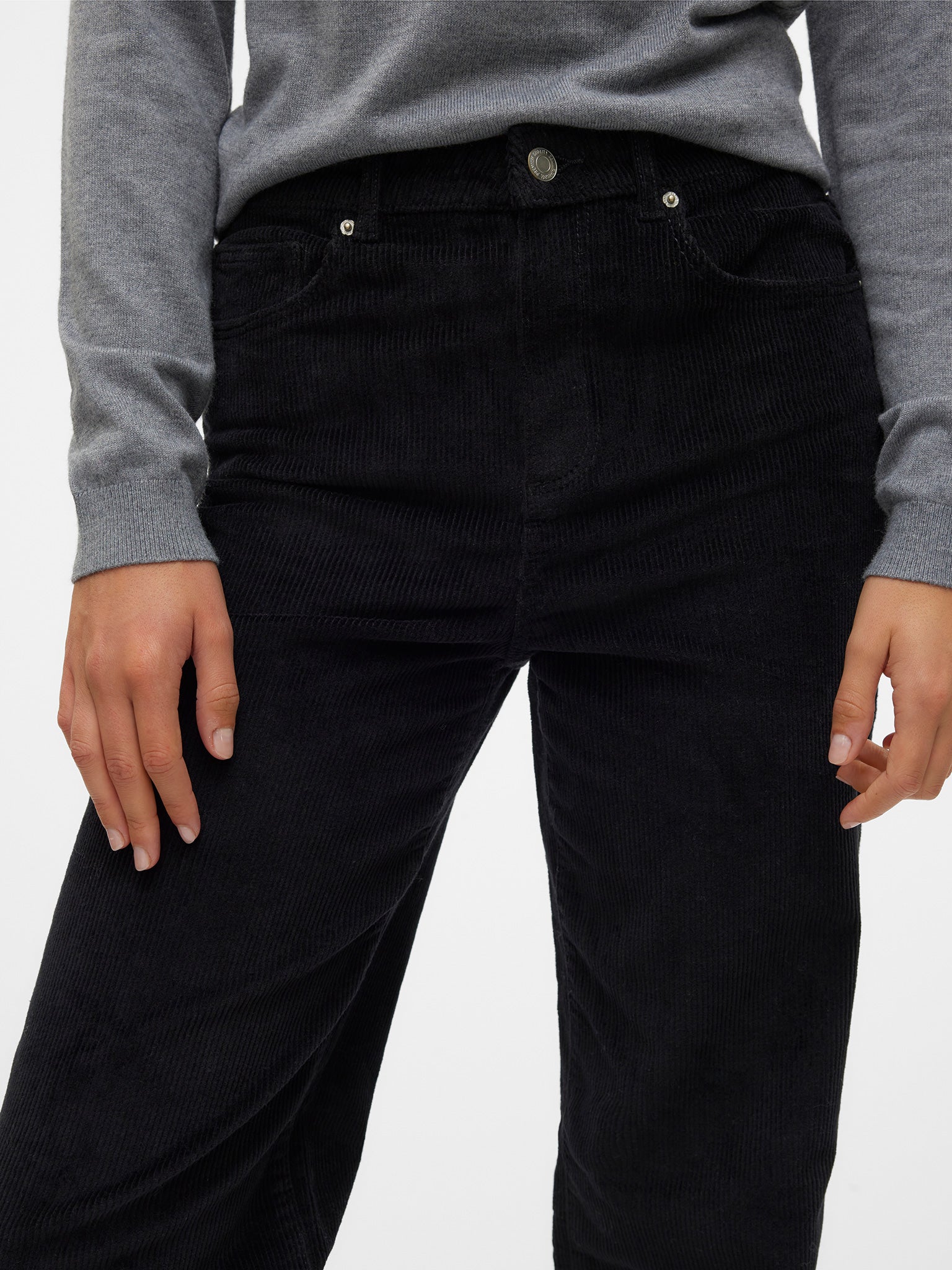 Γυναικείο παντελόνι κοτλέ VMTESSA HR WIDE CORDUROY PANTS 10315350 | 10315350