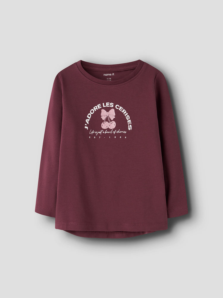 Παιδική μπλούζα Cerises NMFVIX LS TOP 13224958 | 13224958