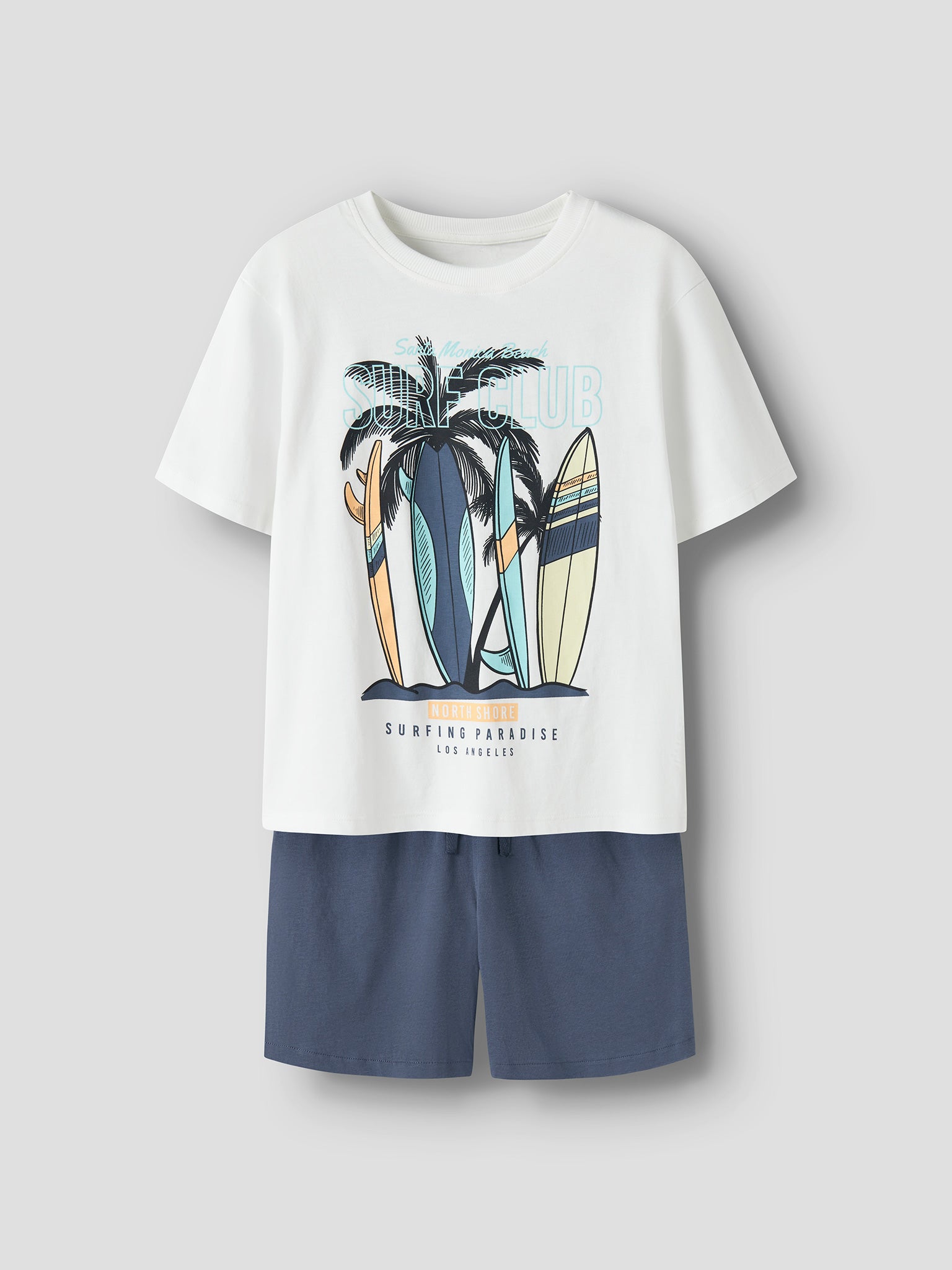 Εφηβικό σύνολο με βερμούδα Surf Club NKMVIGOR SS NREG TOP SET 13241598 | 13241598