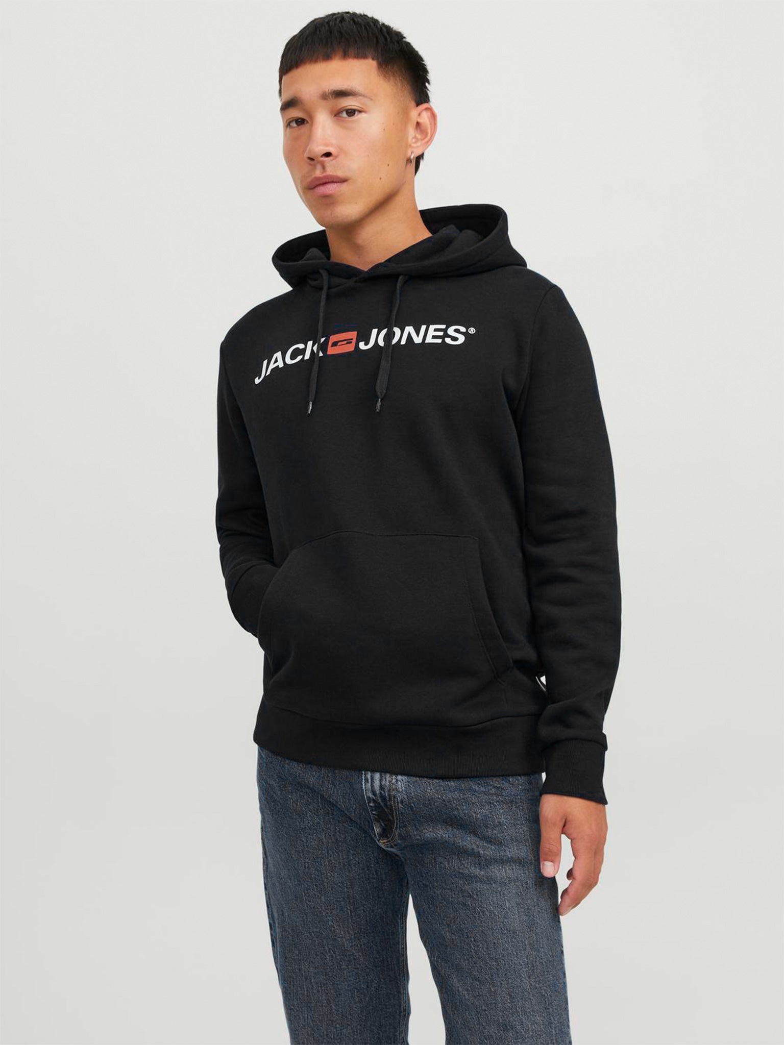 Ανδρική μπλούζα φούτερ JJECORP OLD LOGO SWEAT HOOD NOOS 12137054 | 12137054