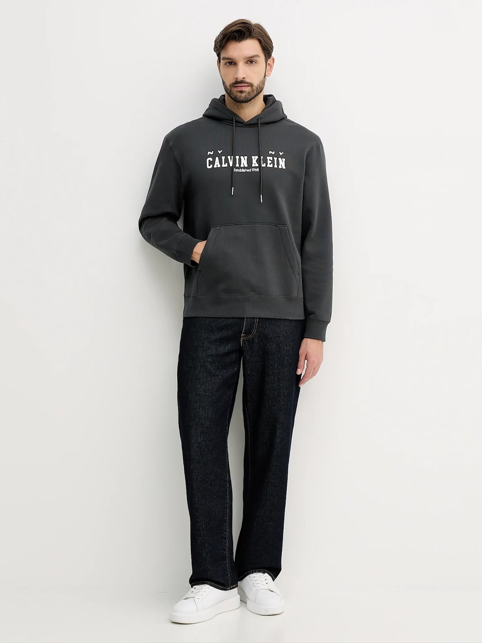 Ανδρική μπλούζα φούτερ LS 350FLEECE COLLEGIATE HOODIE | LV04RE251G8MN