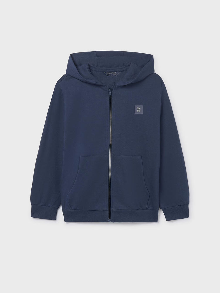 Εφηβική ζακέτα φούτερ με κουκούλα | 26-00804-053