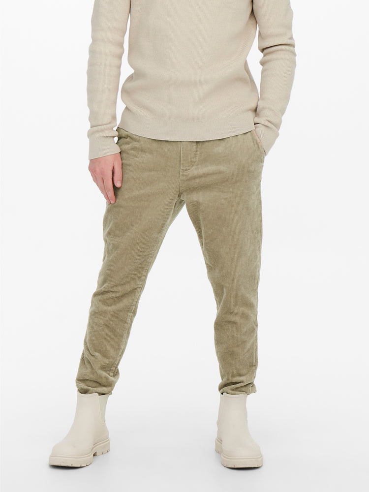 Ανδρικό παντελόνι κοτλέ ONSLINUS CROPPED CORD 9912 PANT NOOS 22019912 | 22019912