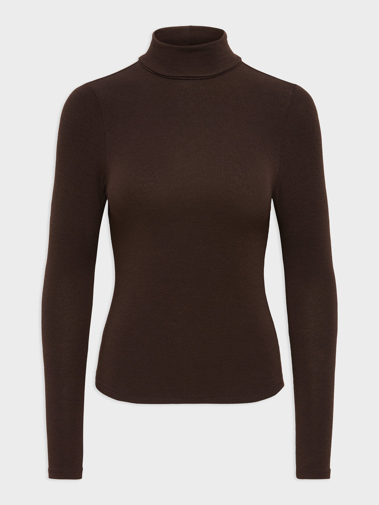 Γυναικεία μπλούζα ζιβάγκο ONLGLAMOUR L/S ROLL-NECK TOP JRS NOOS 15380914 | 15380914