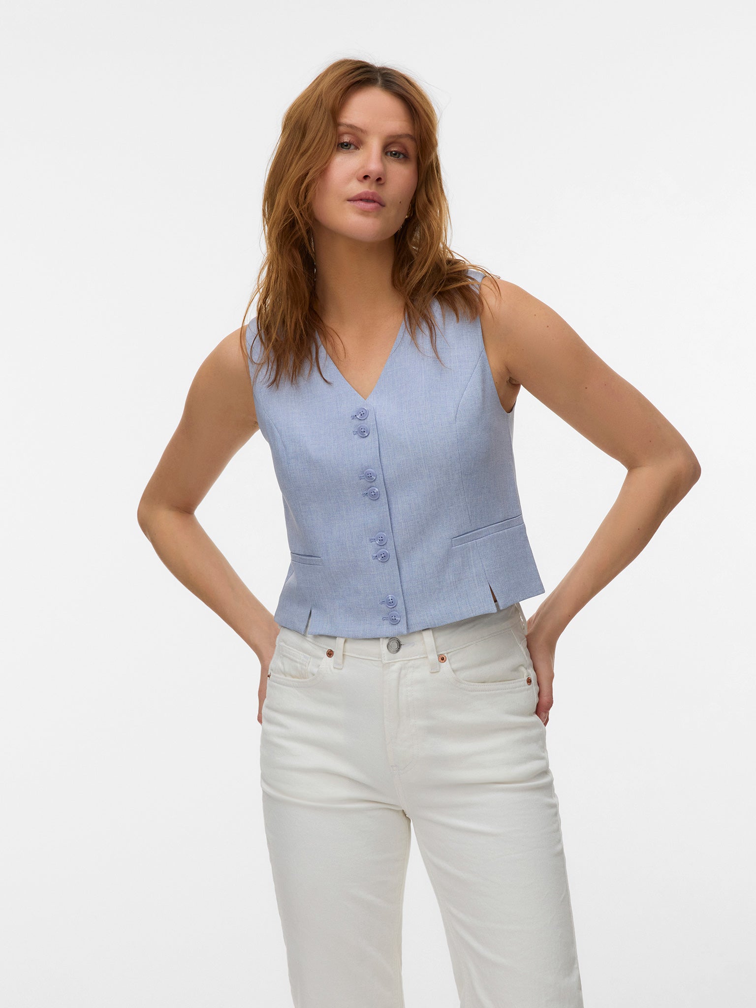 Γυναικείο γιλέκο infinity VMCASSIDY SL SLIT WAISTCOAT 10346070 | 10346070