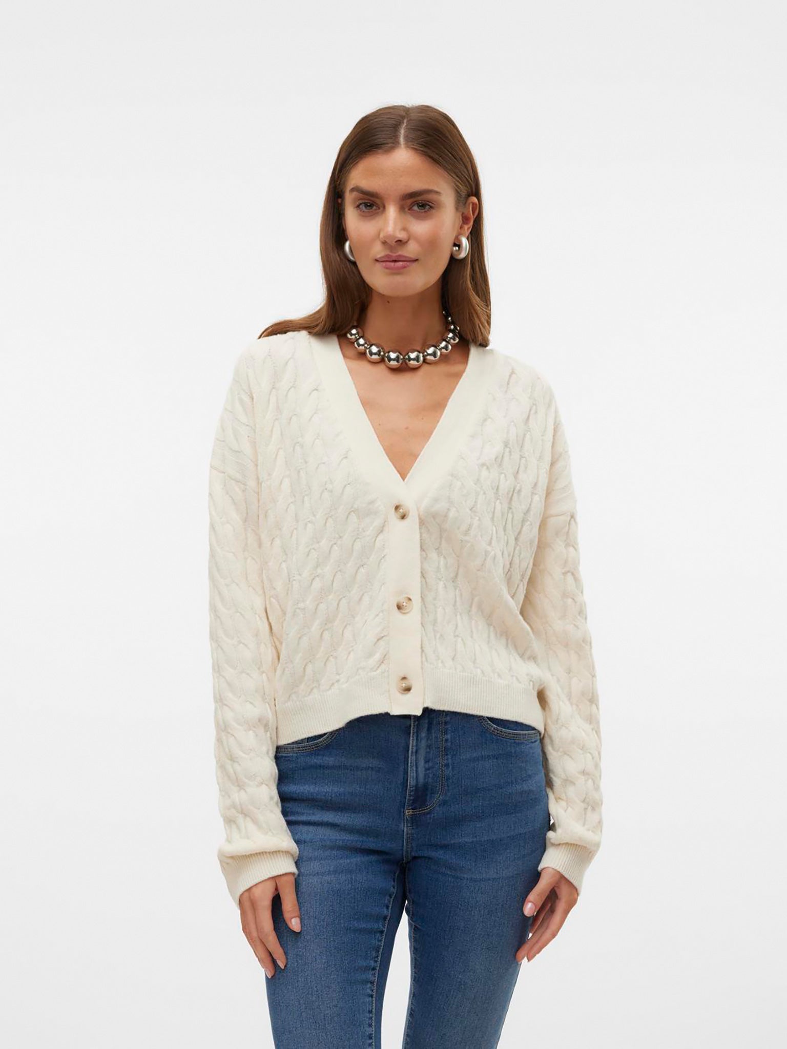 Γυναικεία ζακέτα πλεκτή VMLORELLA LS V-NECK KNIT CARDIGAN VMA 10312354 | 10312354