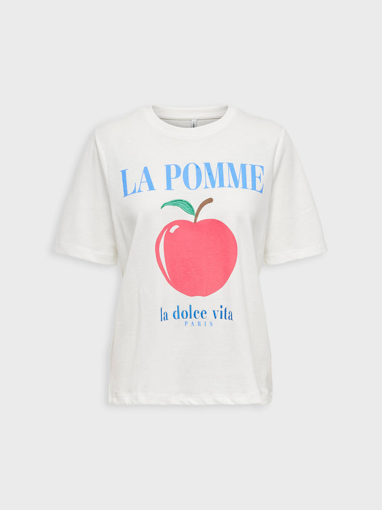Γυναικείο t-shirt ONLBONE LIFE S/S LA POMME TOP BOX JRS 15324124 | 15324124