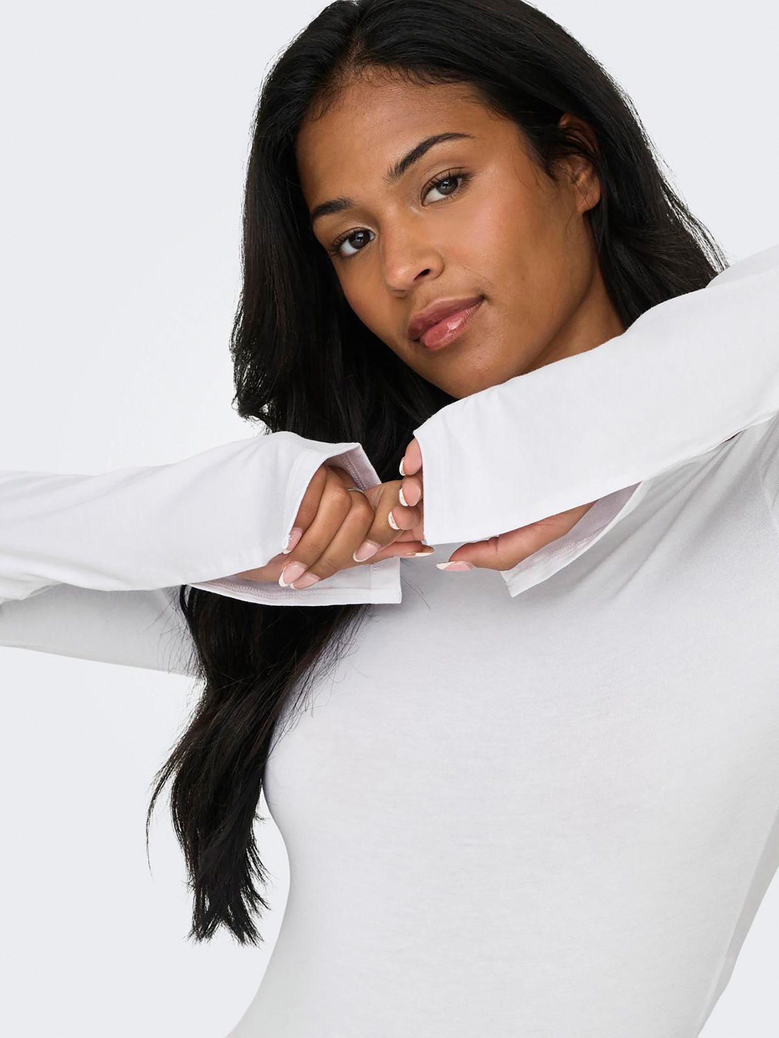 Γυναικεία μπλούζα μακό ONLFELINA L/S BOATNECK SLIT TOP CS JRS 15336321 | 15336321