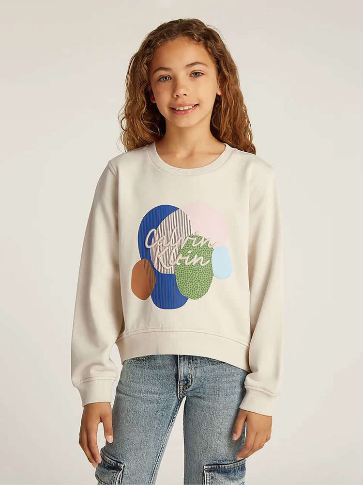 Παιδική μπλούζα φούτερ MULTI C GRAPHIC CN SWEATSHIRT IG0IG02756CKS | IG0IG02756CKS