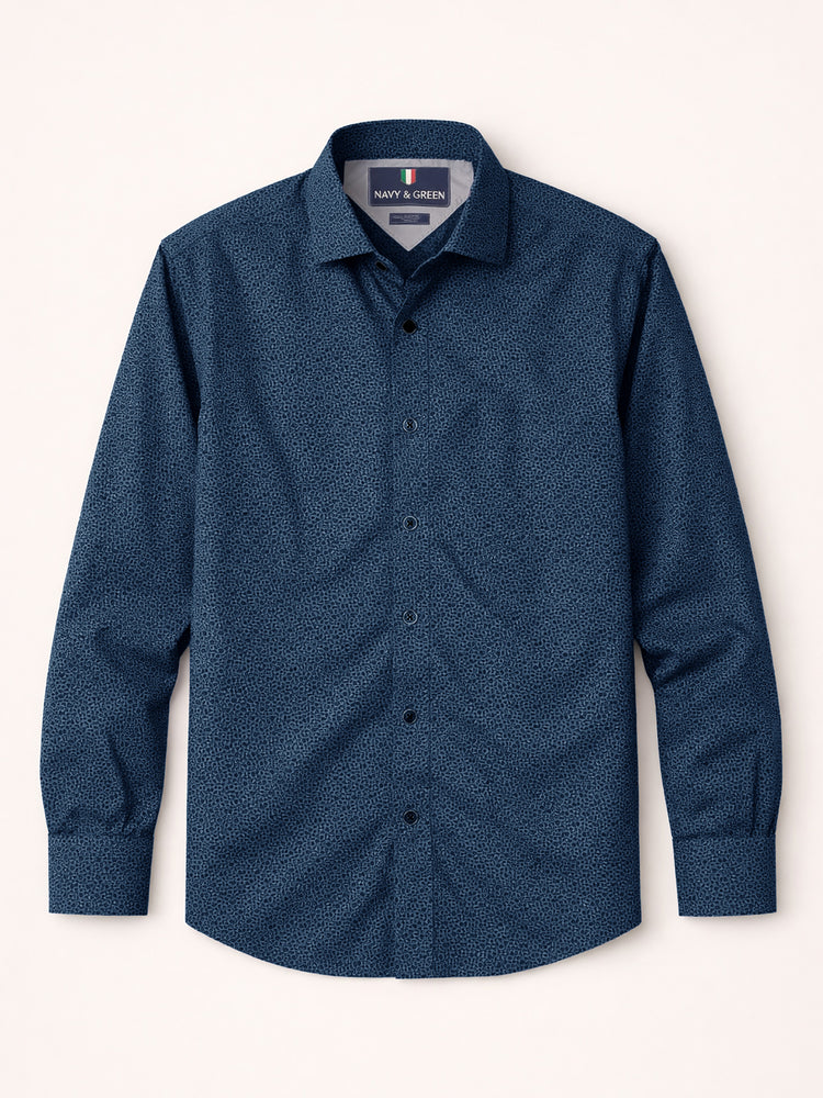 Ανδρικό πουκάμισο μικροσχέδια 24NG.TK02/4S | 24NG.TK02/4S