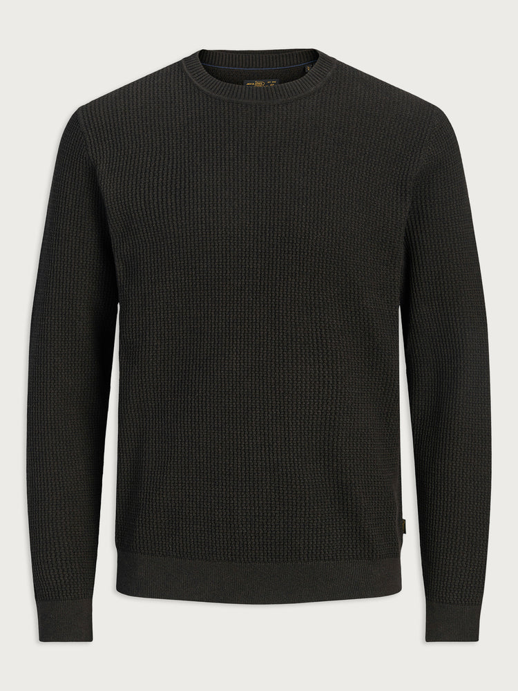 Ανδρική μπλούζα πλεκτή JPRBLUSTANLEY KNIT CREW NECK 12305682 | 12305682
