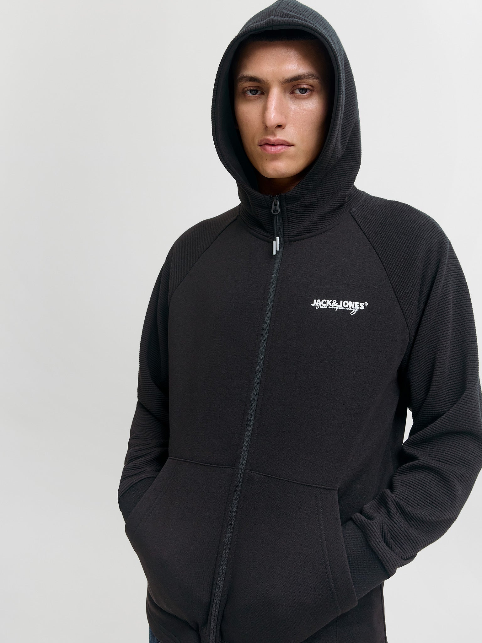 Ανδρική ζακέτα φούτερ JJTHATCHER SWEAT ZIP HOOD 12278609 | 12278609