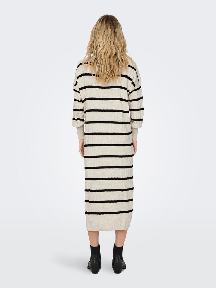 Γυναικείο φόρεμα Midi V-Neck Knitted Dress 15236372 | 15236372