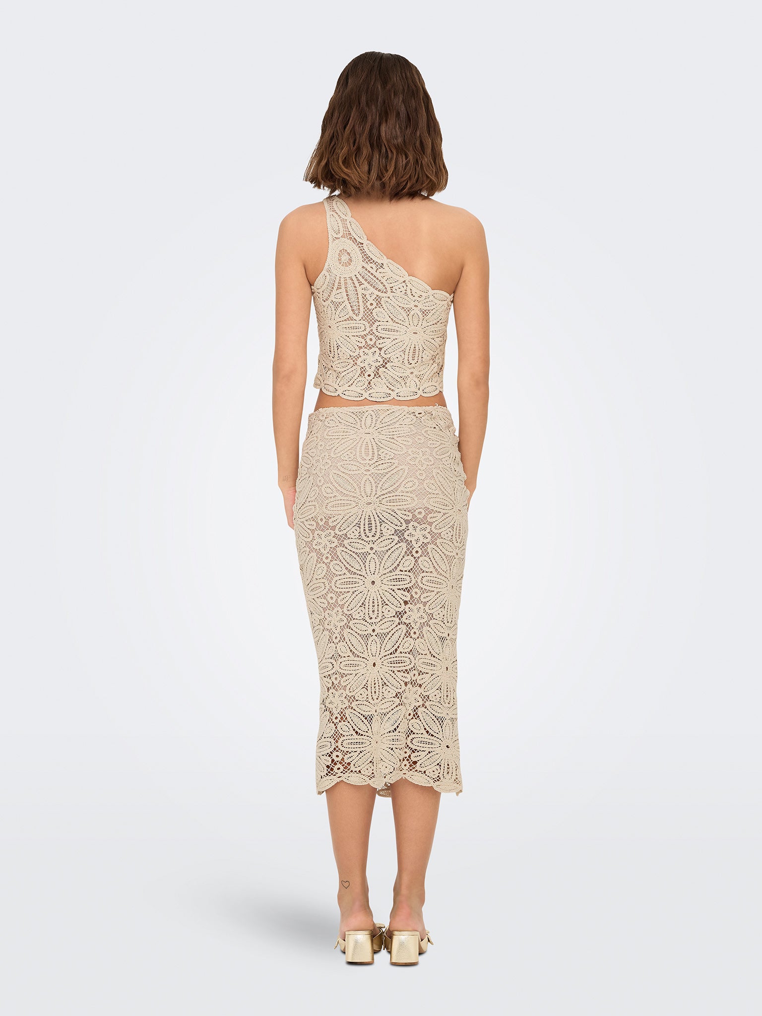 Γυναικείο top πλεκτό ONLALBERTE ONE SHOULDER SHORT TOP 15344886 | 15344886