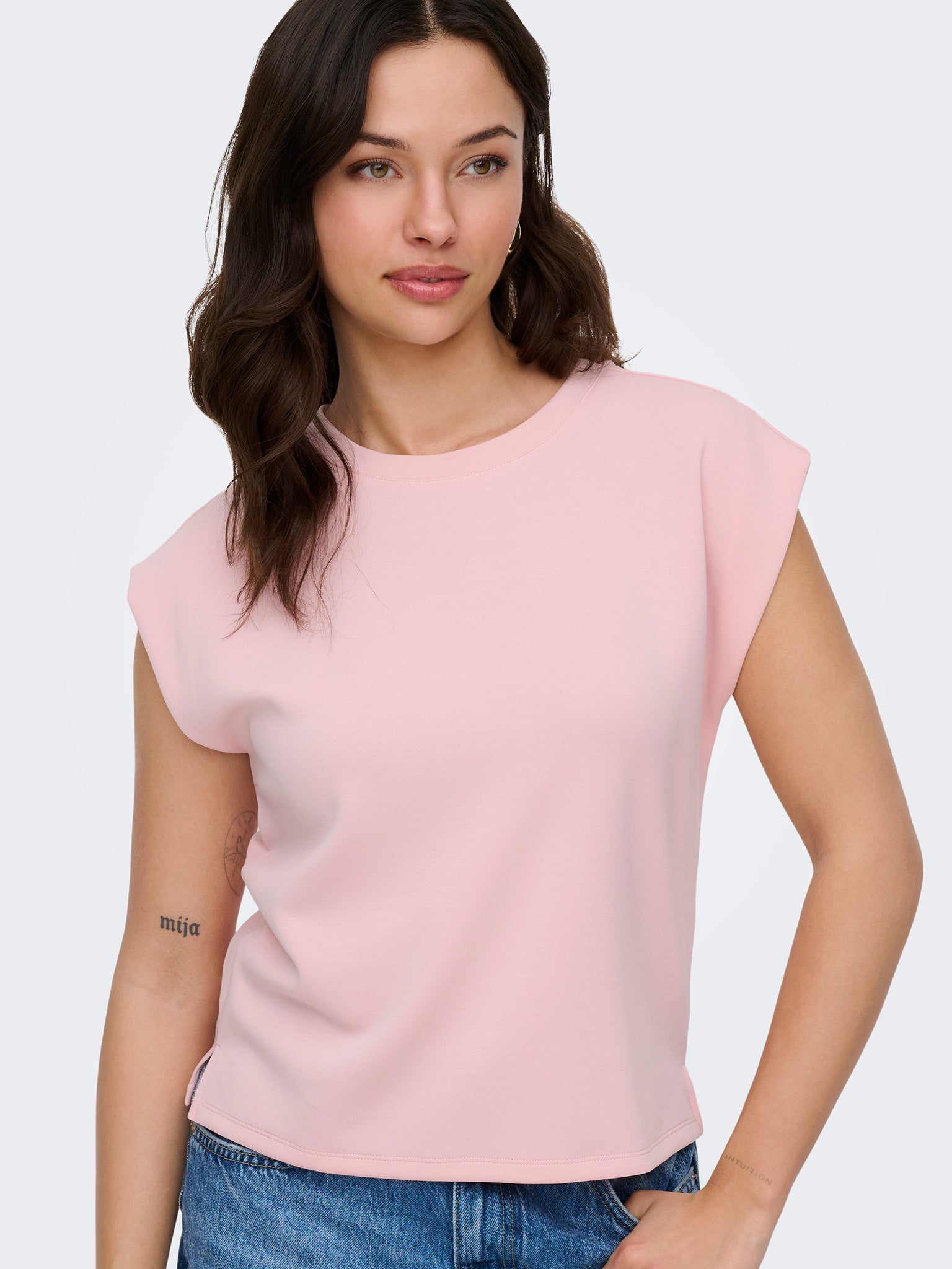 Γυναικεία μπλούζα ONLMAYA S/L BOXY TOP SWT 15376065 | 15376065