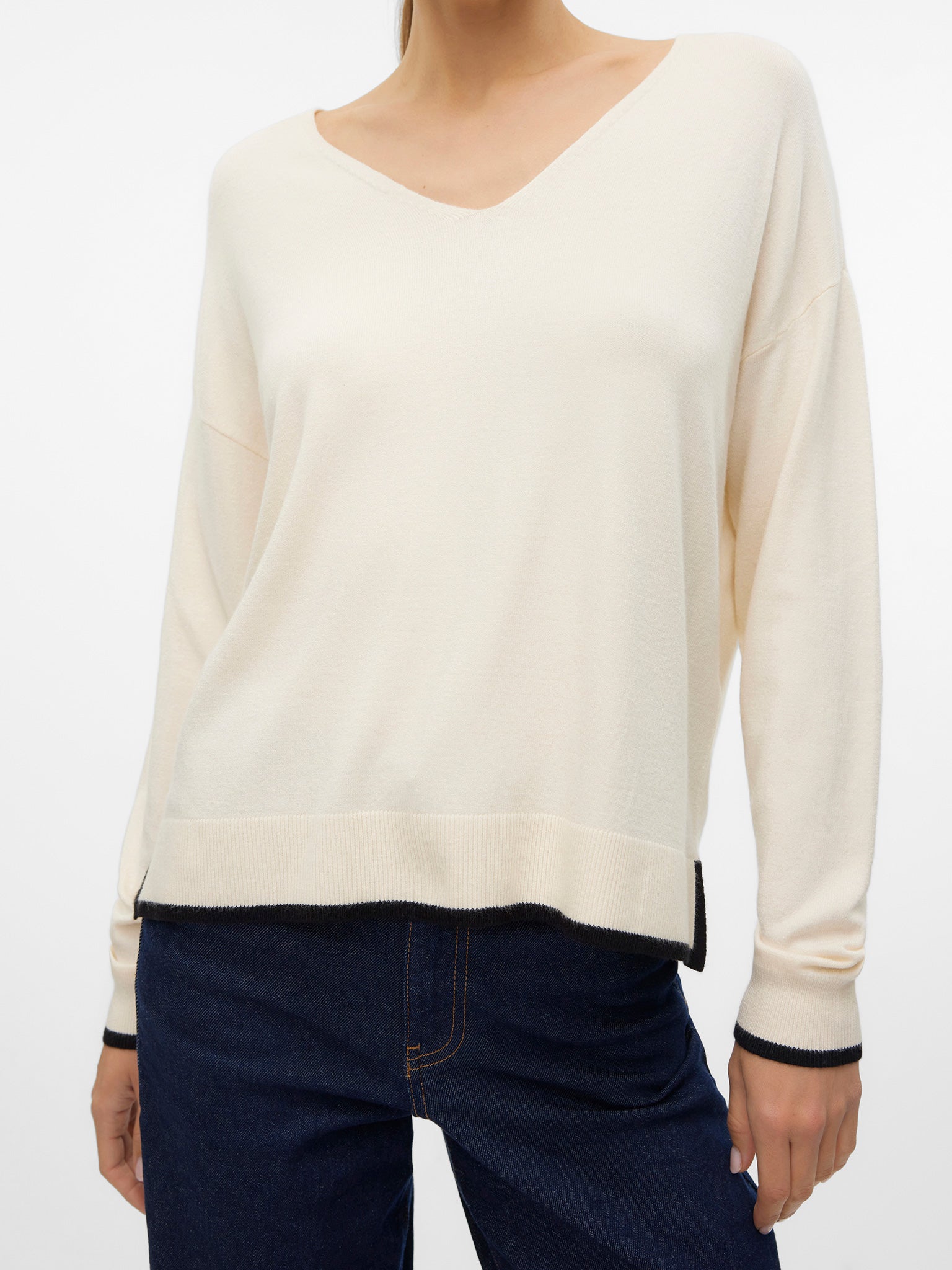 Γυναικεία μπλούζα πλεκτή VMBREEZE LS V-NECK PULLOVER 10311090 | 10311090