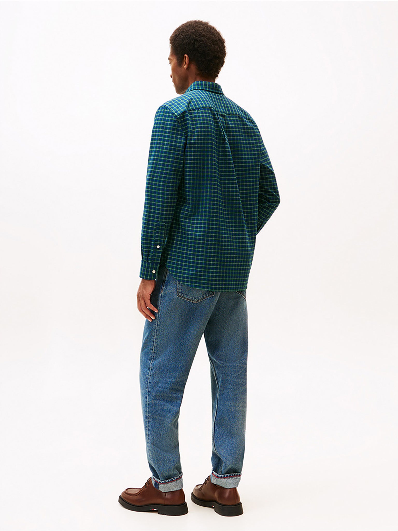 Ανδρικό πουκάμισο καρό HERITAGE OXF SEAS CHECK RF SHIRT MW0MW404670MS | MW0MW404670MS