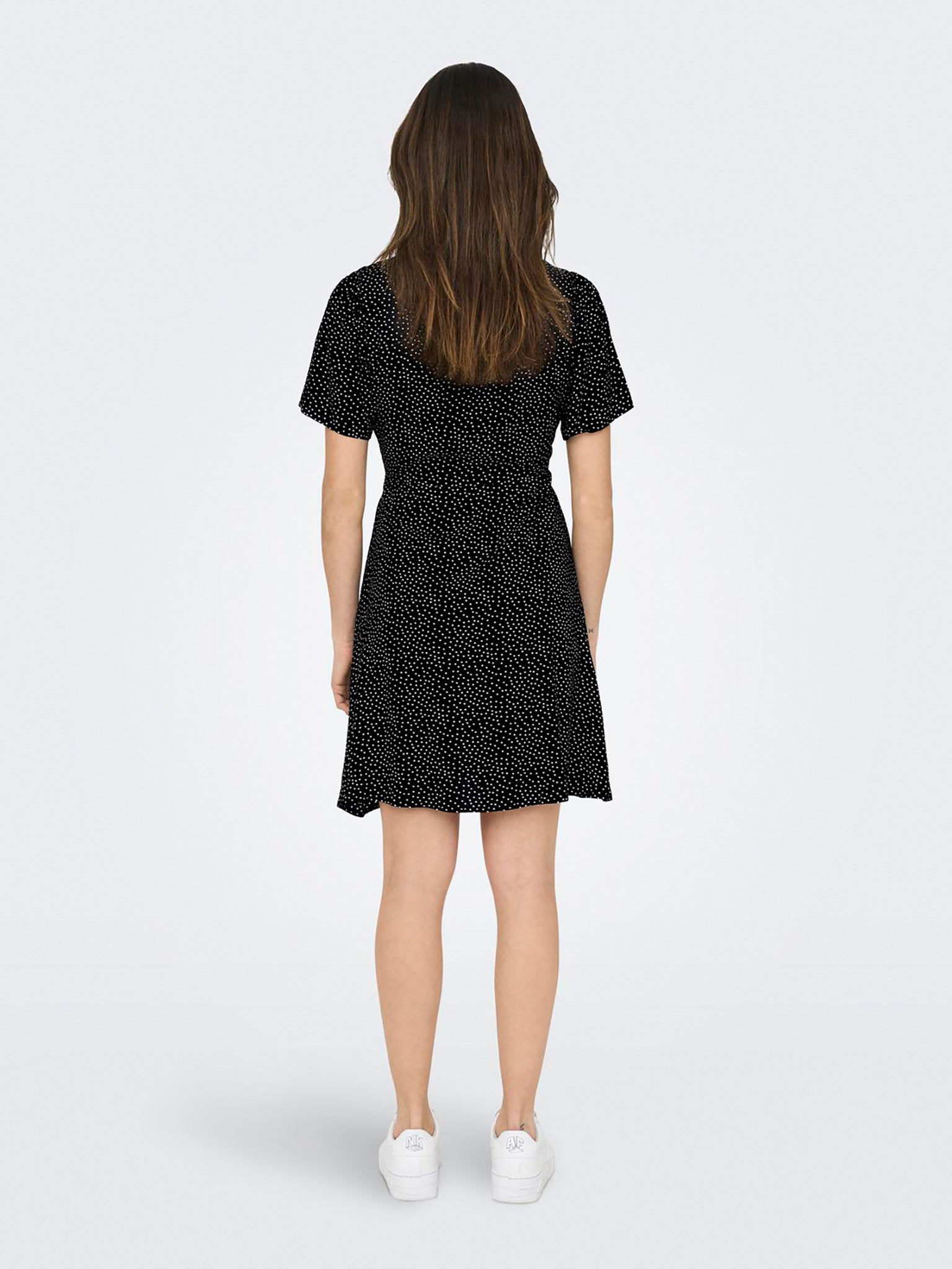 Γυναικείο φόρεμα πουά ONLEVIDA S/S SHORT DRESS WVN NOOS 15237382 | 15237382