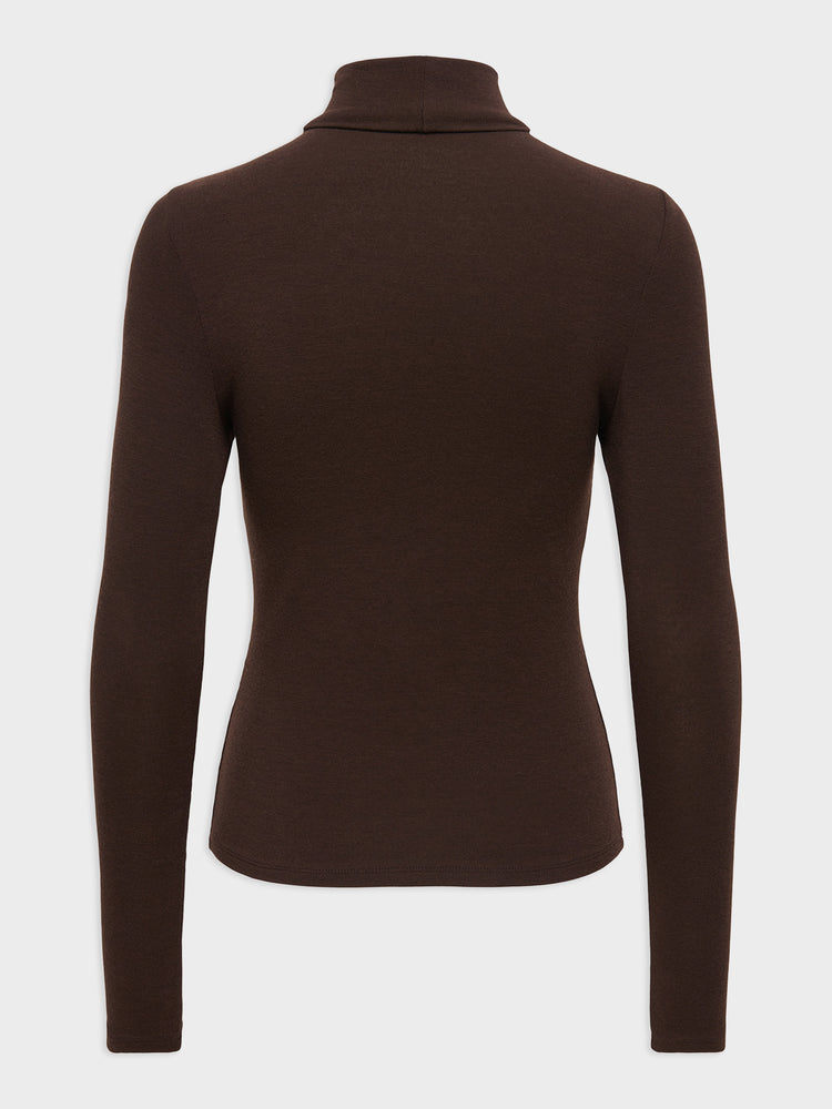 Γυναικεία μπλούζα ζιβάγκο ONLGLAMOUR L/S ROLL-NECK TOP JRS NOOS 15380914 | 15380914
