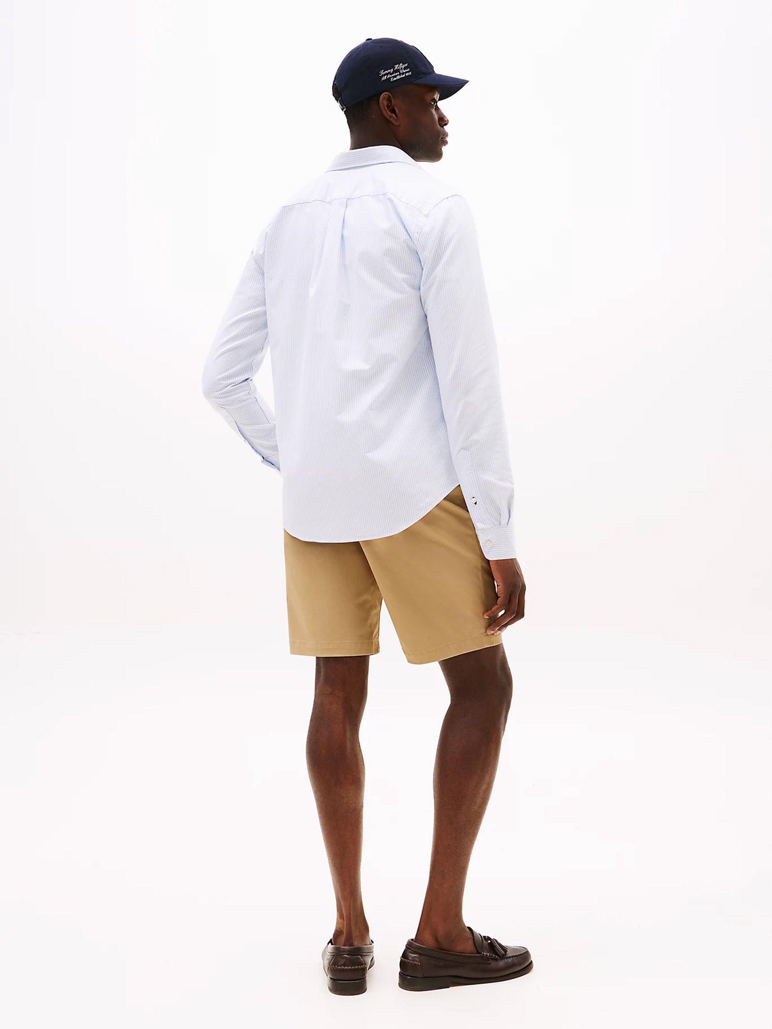Ανδρικό πουκάμισο ριγέ HERITAGE OXFORD STRIPE RF SHIRT MW0MW362380A9 | MW0MW362380A9
