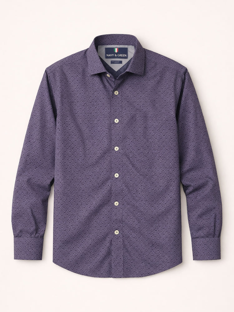 Ανδρικό πουκάμισο μικροσχέδια 24NG.TK02/4S | 24NG.TK02/4S