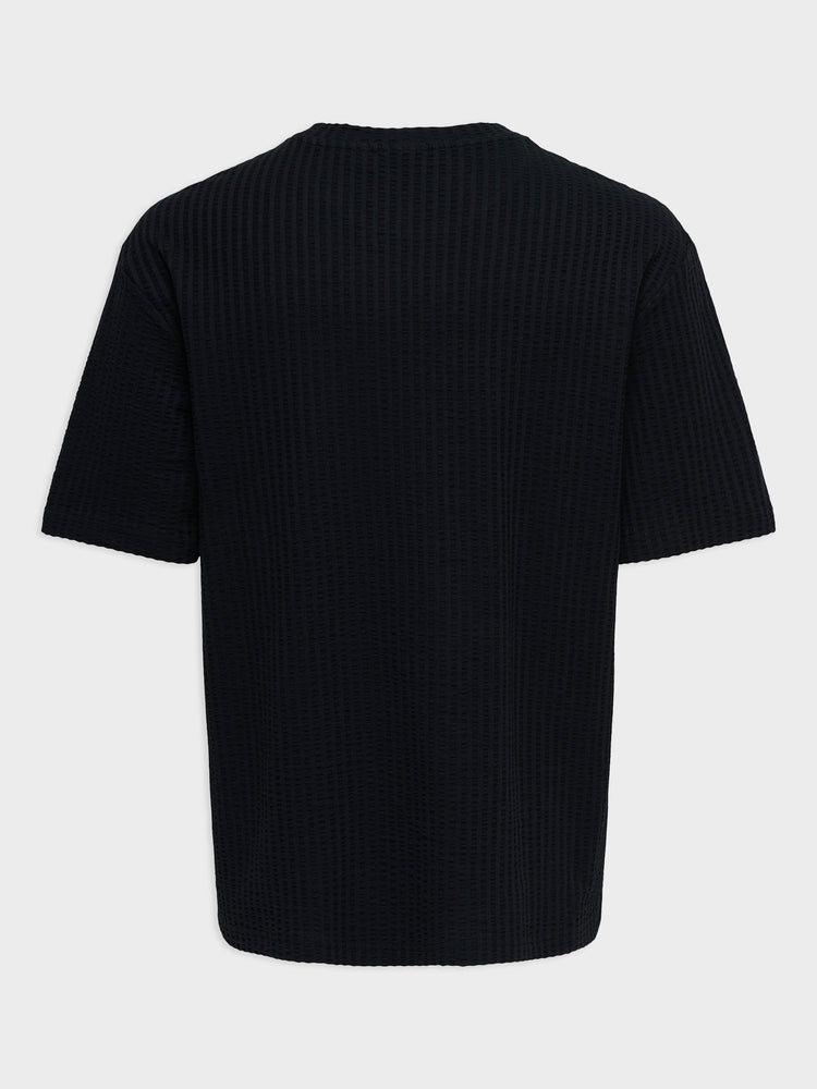 Ανδρικό t-shirt ONSAUSTIN BOXY SS SEERSUCKER TEE 22038188 | 22038188