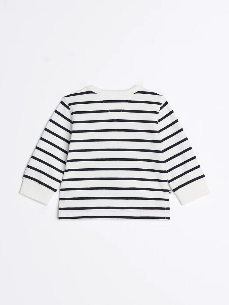 Βρεφική μπλούζα μακό NAUTICAL STRIPE BOY TEE LS KN0KN01945DW5 | KN0KN01945DW5