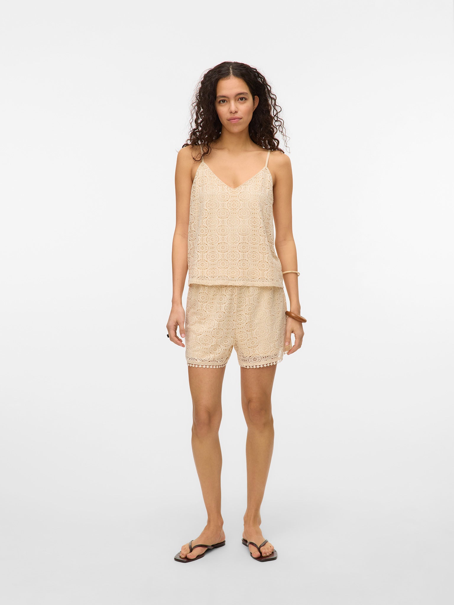 Γυναικείο top με κέντημα VMMAYA V-NECK SINGLET TOP JRS 10325031 | 10325031