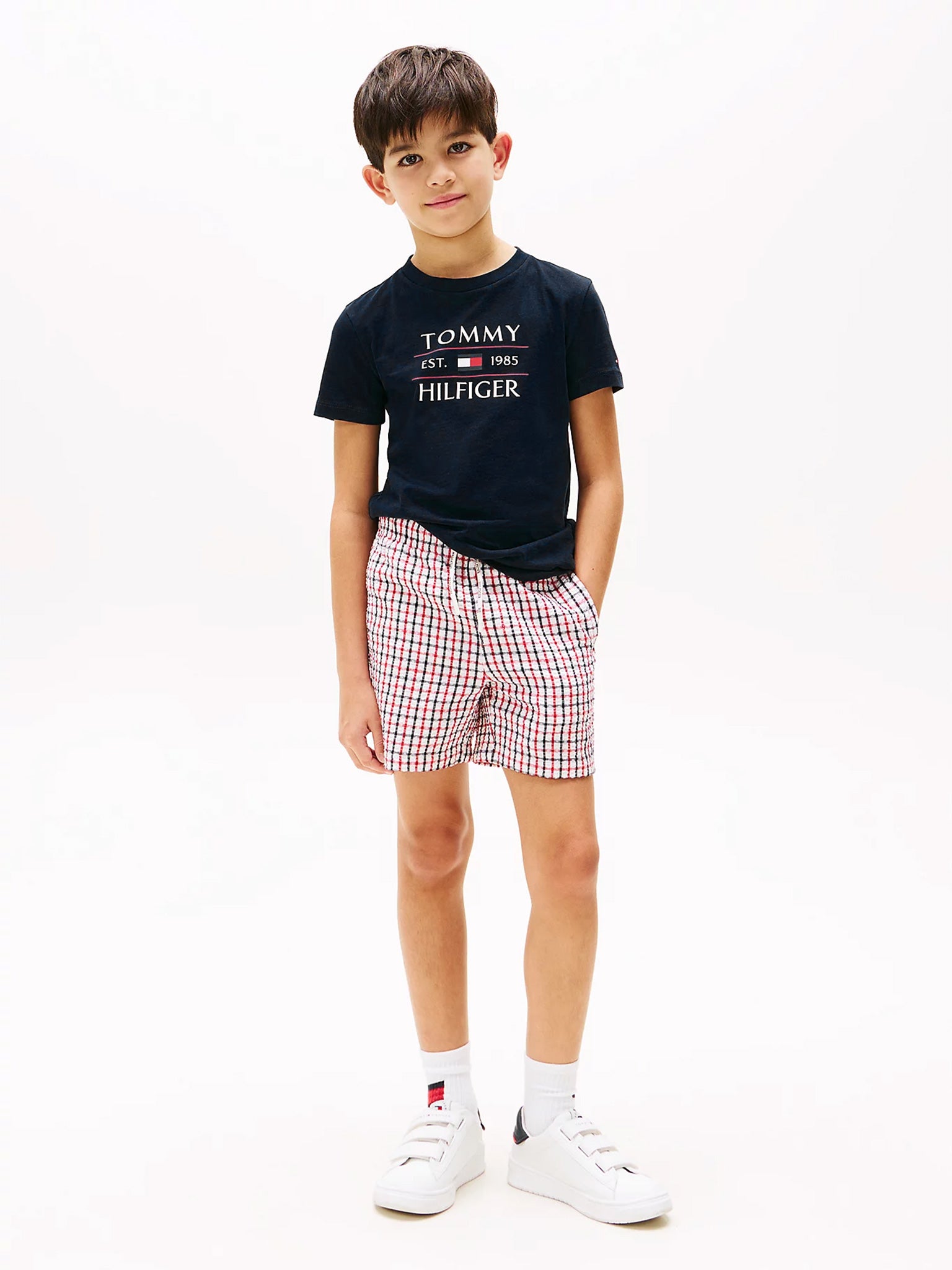 Παιδική μπλούζα μακό TOMMY FLAG HILFIGER REG TEE SS KB0KB09538C1G | KB0KB09538C1G