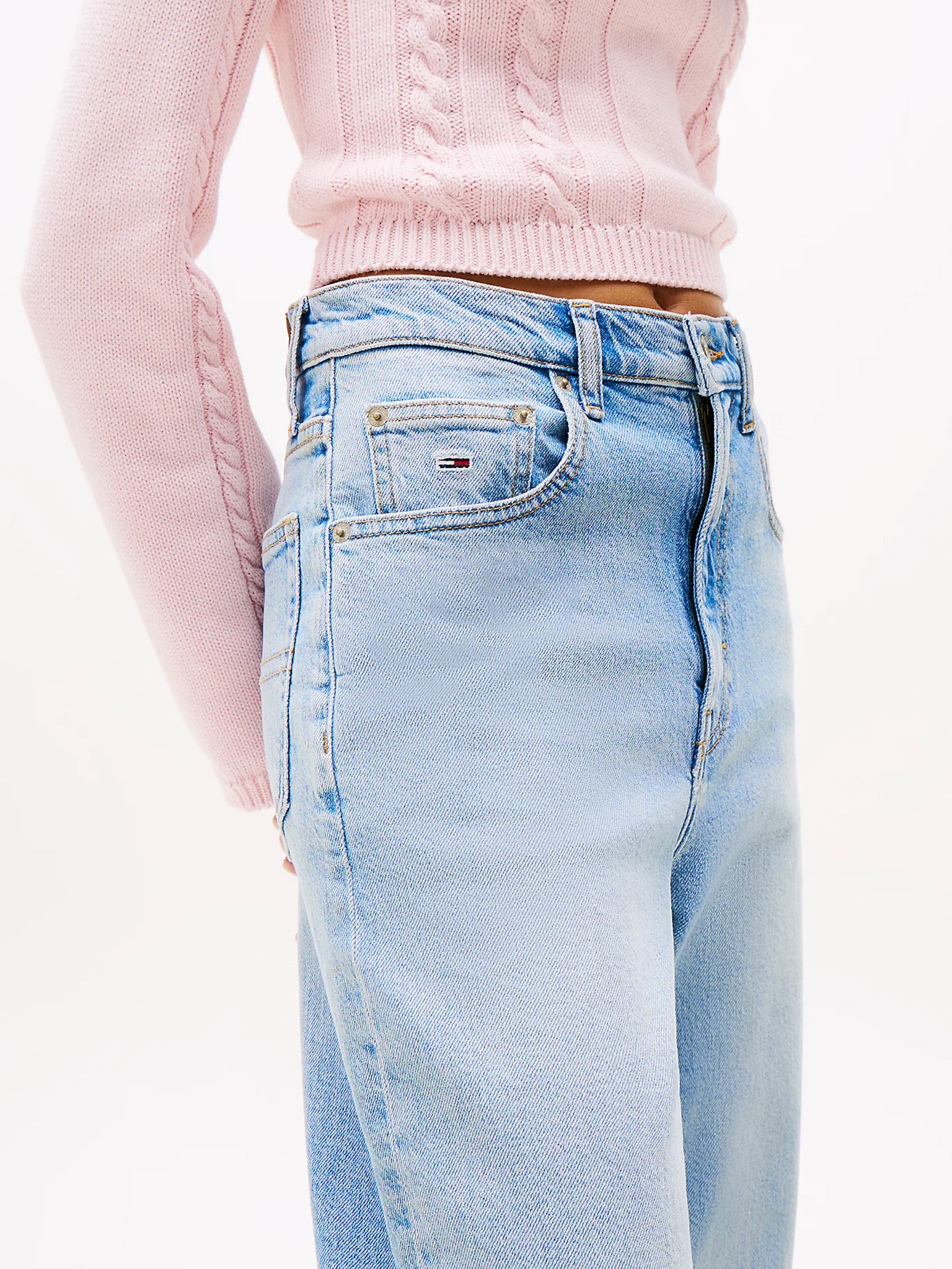Γυναικείο παντελόνι τζιν MOM JEAN UH TPR BI0112 DW0DW200411AB | DW0DW200411AB