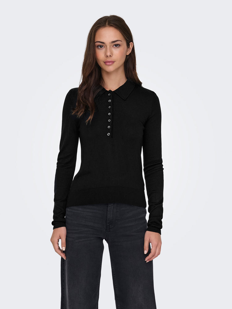 Γυναικεία μπλούζα πλεκτή ONLCATHRINE LS POLO NECK EX KNT 15347184 | 15347184