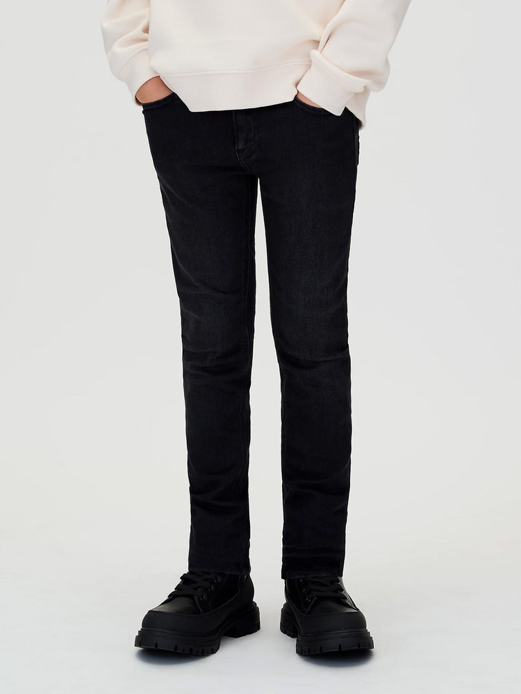 Παιδικό παντελόνι τζιν SLIM ESS WASHED BLACK COMFORT IB0IB025481BY | IB0IB025481BY