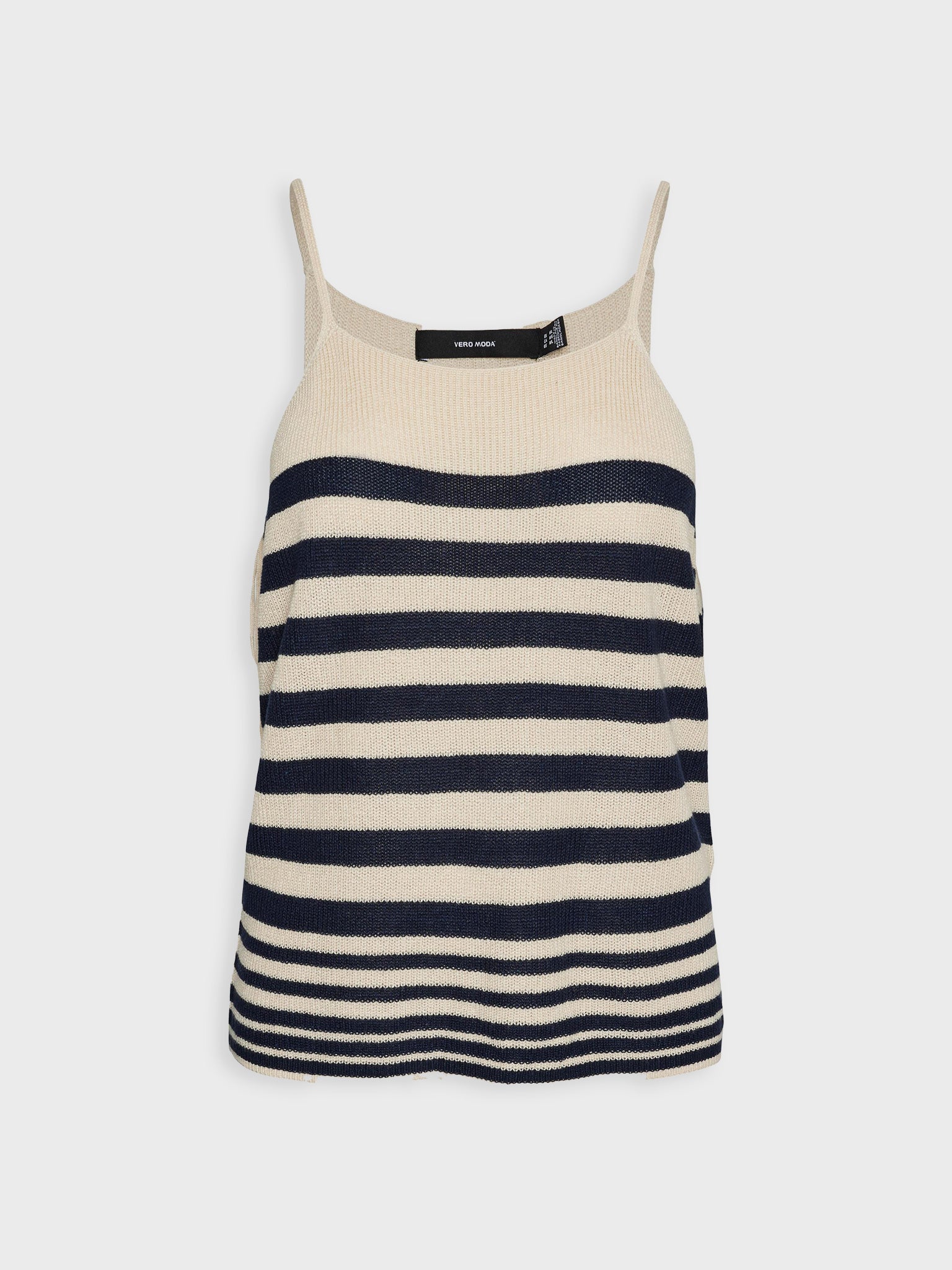 Γυναικείο top πλεκτό VMNEWLEXSUN STRAP STRIPE TOP 10302769 | 10302769