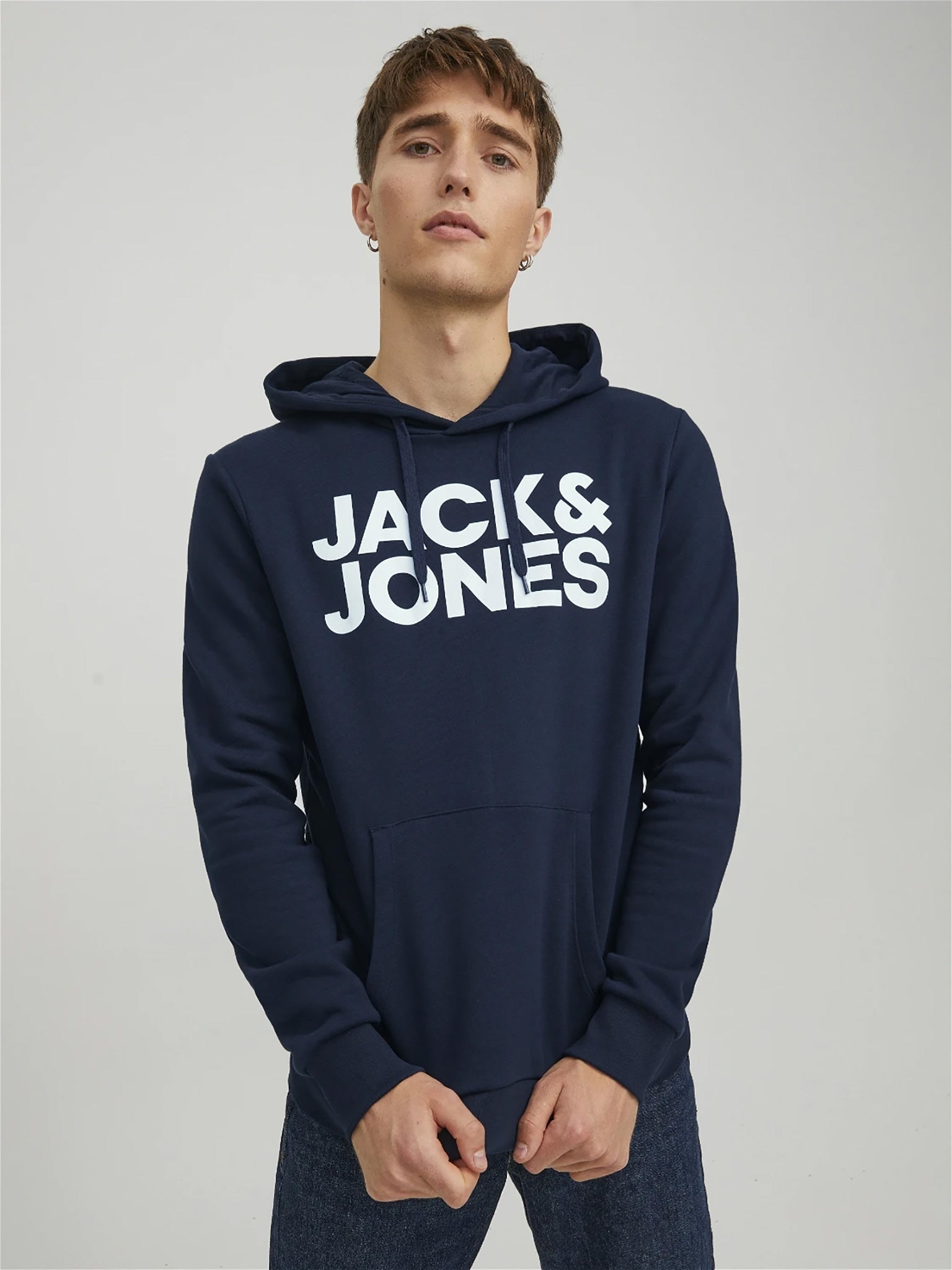 Ανδρικό φούτερ με λογότυπο JJECORP LOGO SWEAT HOOD NOOS 12152840 | 12152840