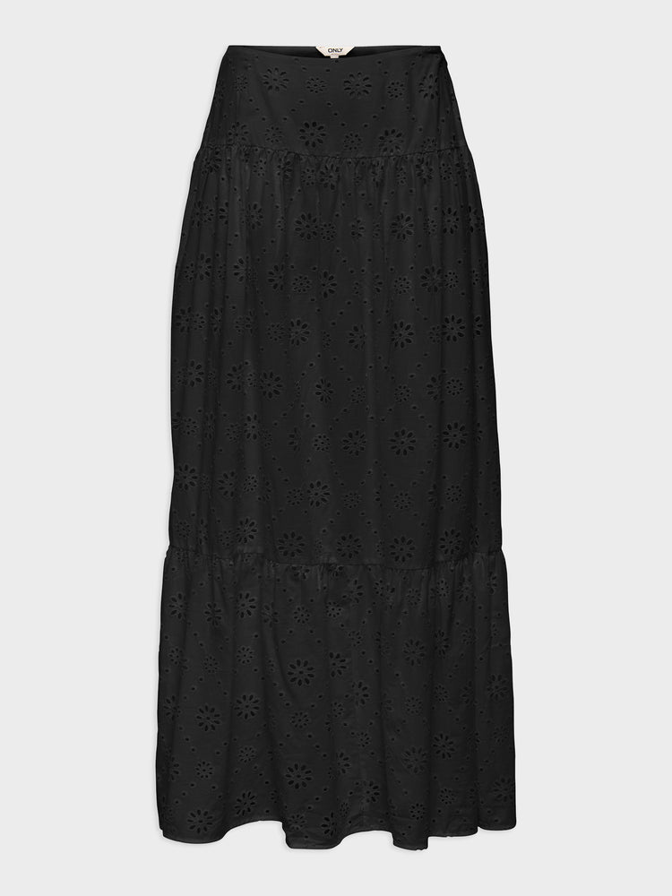 Γυναικεία φούστα κιπούρ ONLALITHEA LONG EMB SKIRT 15371176 | 15371176