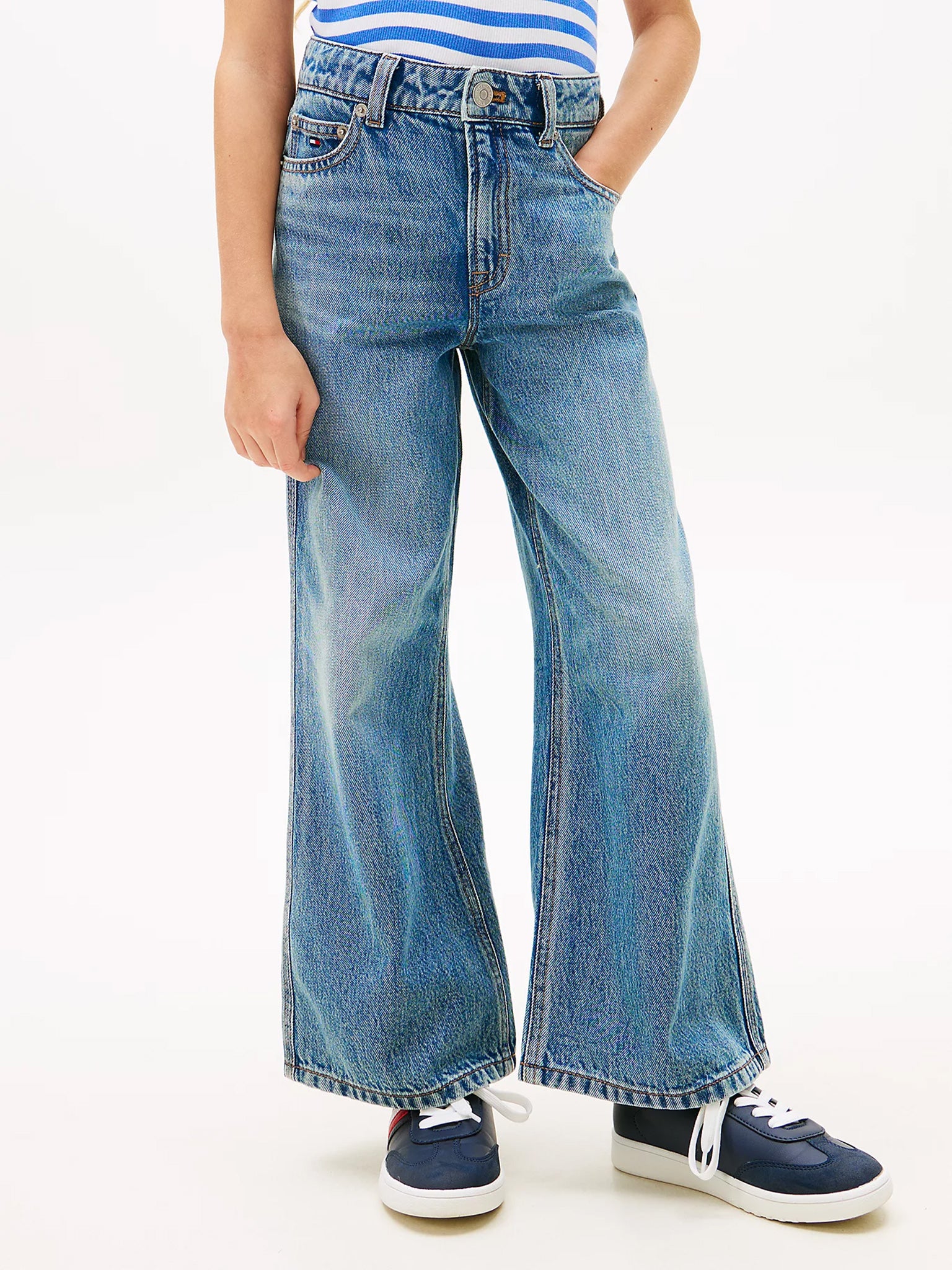 Εφηβικό παντελόνι τζιν MABEL WIDE LEG KG0KG091861A4 | KG0KG091861A4