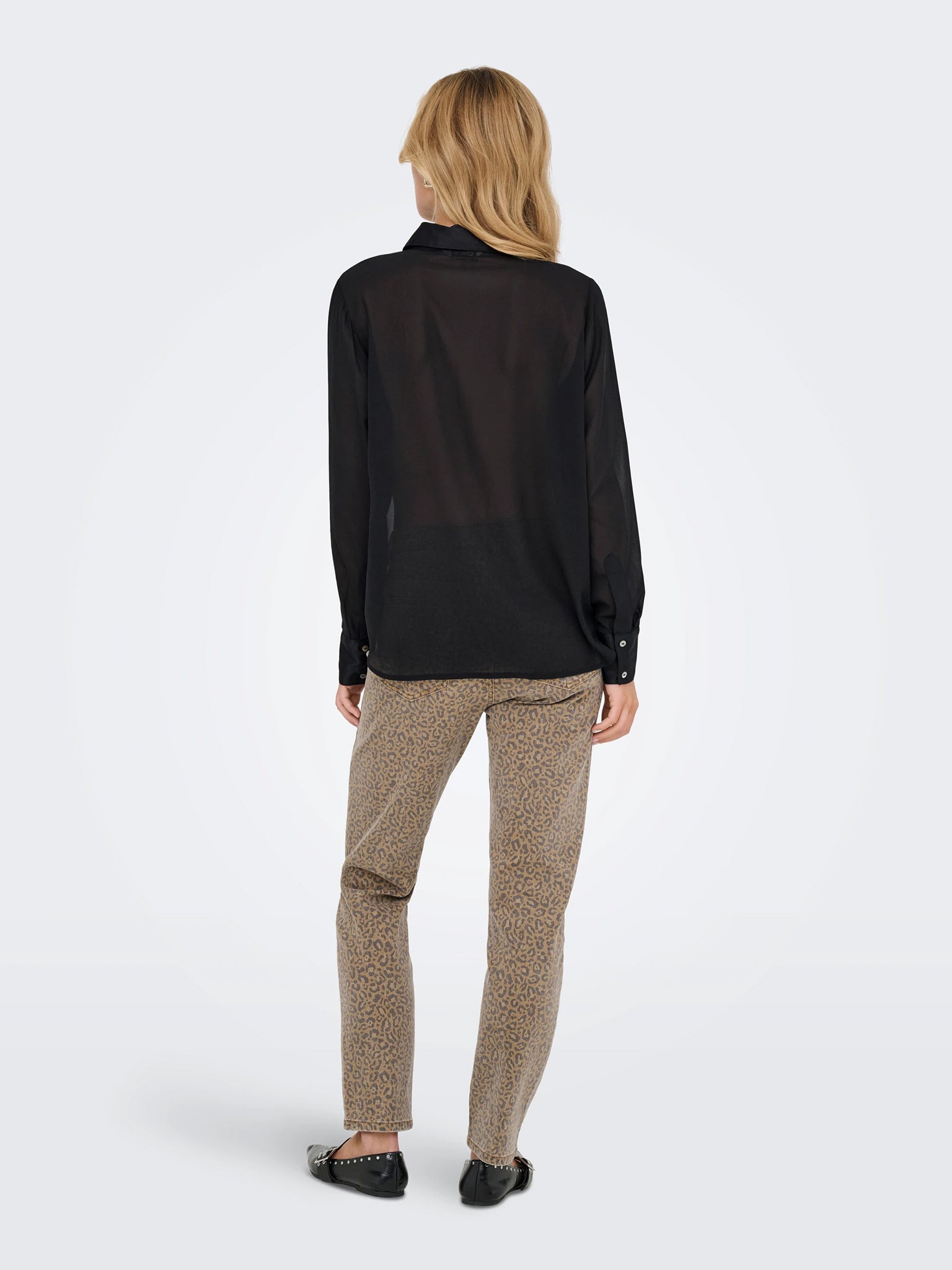 Γυναικείο πουκάμισο ημιδιάφανο ONLSTAR LIFE L/S BREEANA MIX SHIRT SOLID 15360299 | 15360299