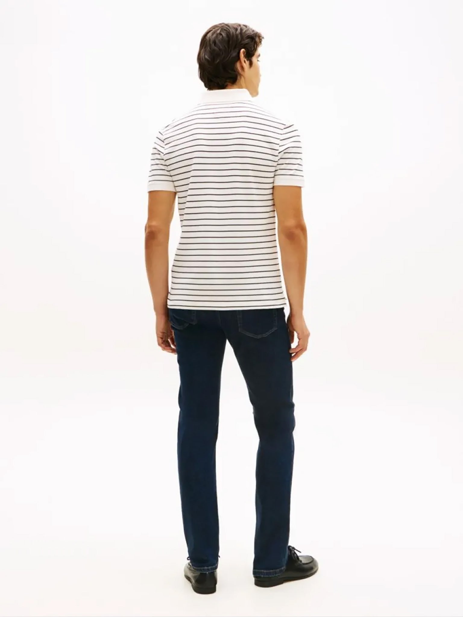 Ανδρικό polo ριγέ | MW0MW177710FJ