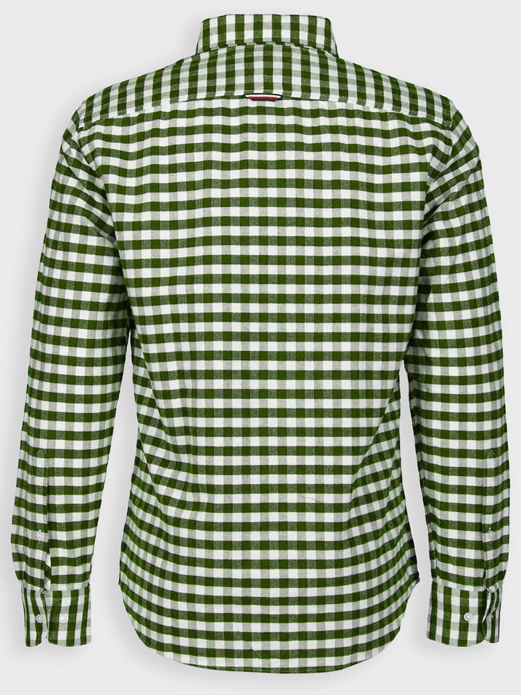 Ανδρικό πουκάμισο OXFORD BRUSHED GINGHAM RF  SHIRT MW0MW333090MT | MW0MW333090N1