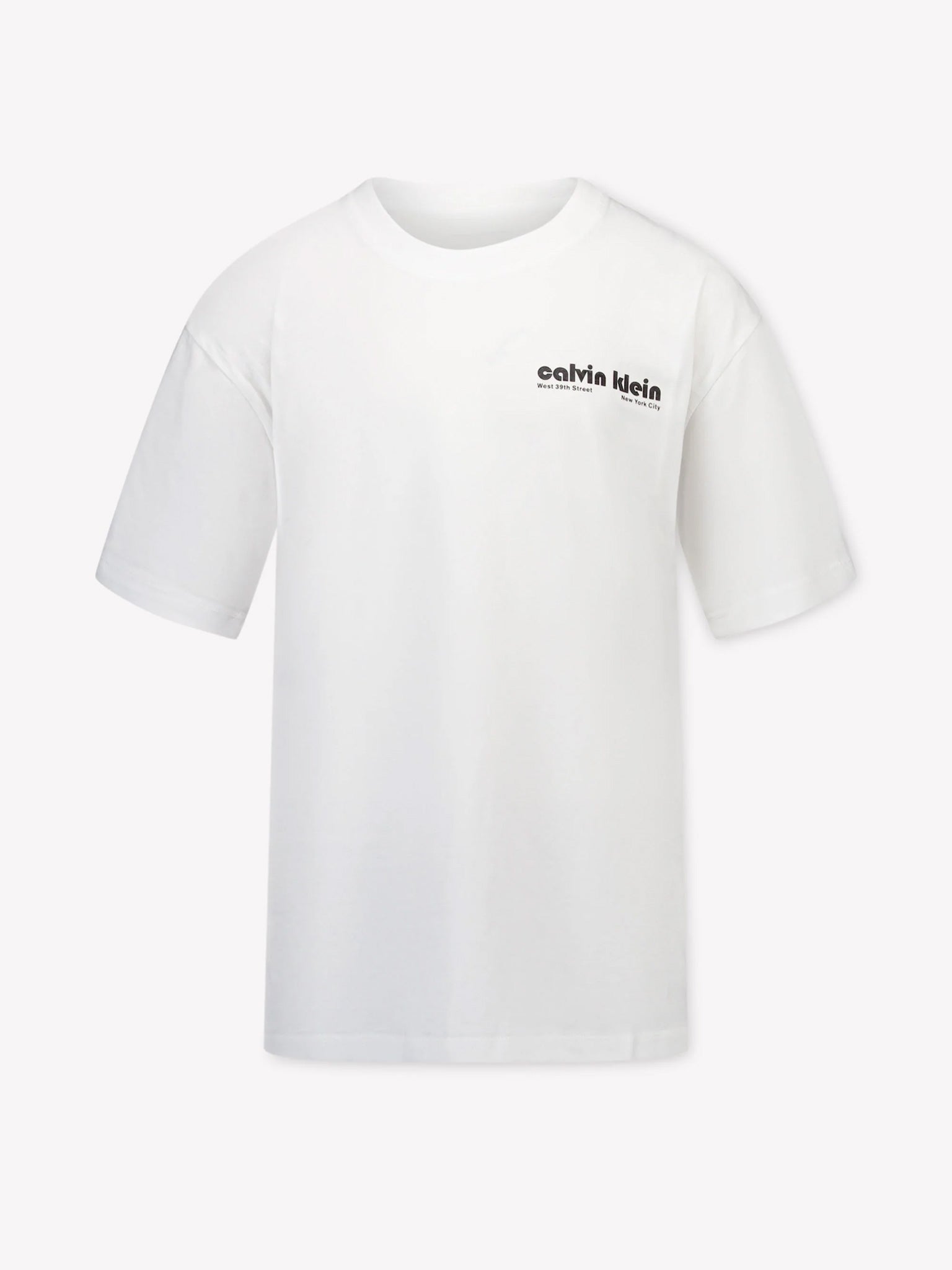 Παιδική μπλούζα μακό GEO CK BACKPRINT RELAXED TEE IB0IB02543YAF | IB0IB02543YAF