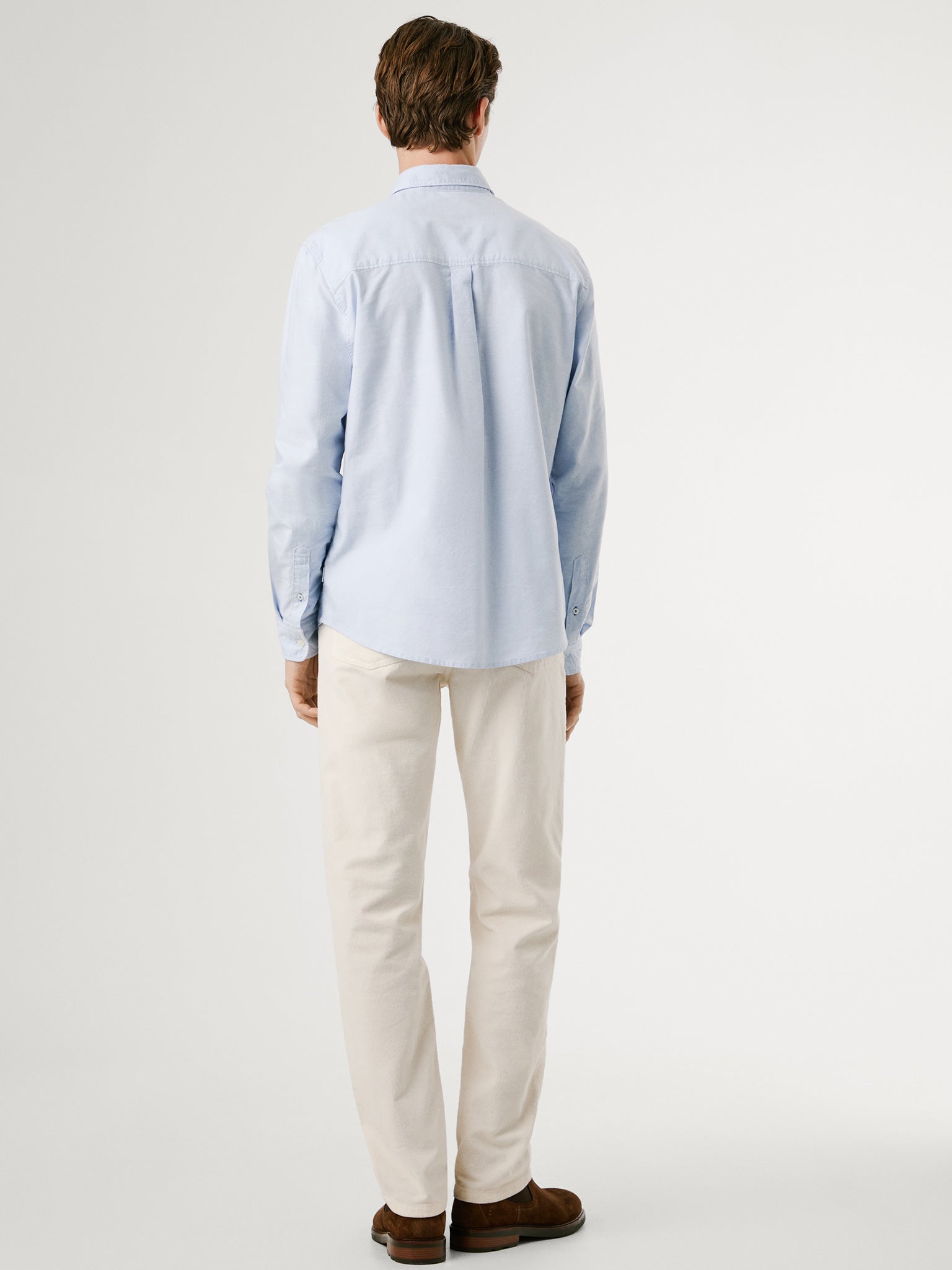 Ανδρικό πουκάμισο oxford blue PM3090816502 | PM3090816502