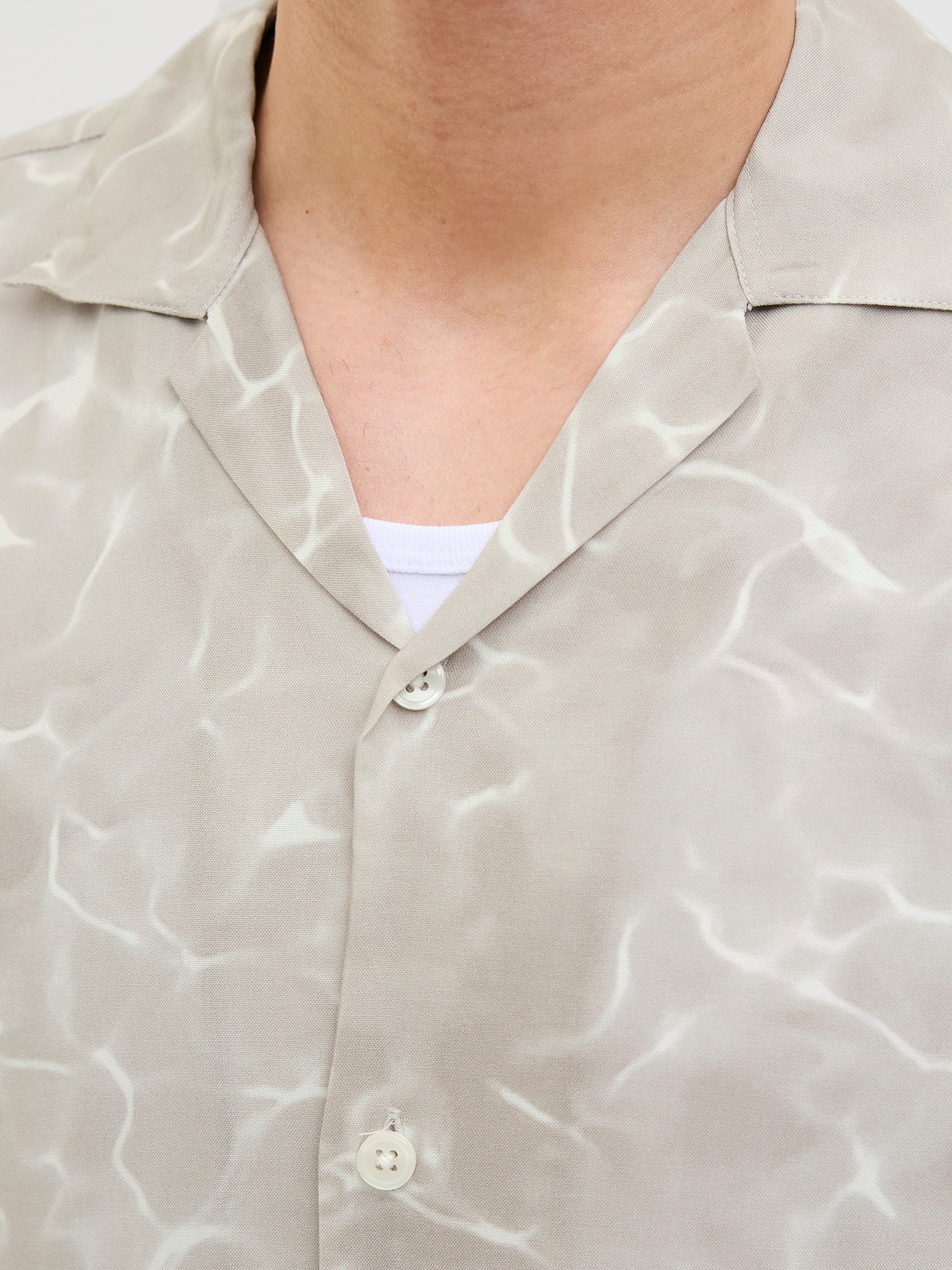 Ανδρικό πουκάμισο JCOINFINITY AOP RESORT SHIRT 12276854 | 12276854