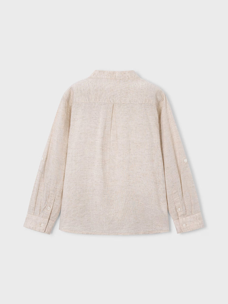 Παιδικό πουκάμισο γιακάς mao | 26-03118-032