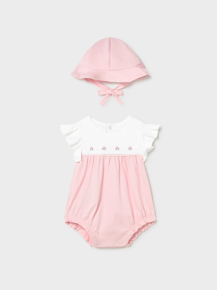 Βρεφικό φορμάκι με καπέλο | 26-01602-063