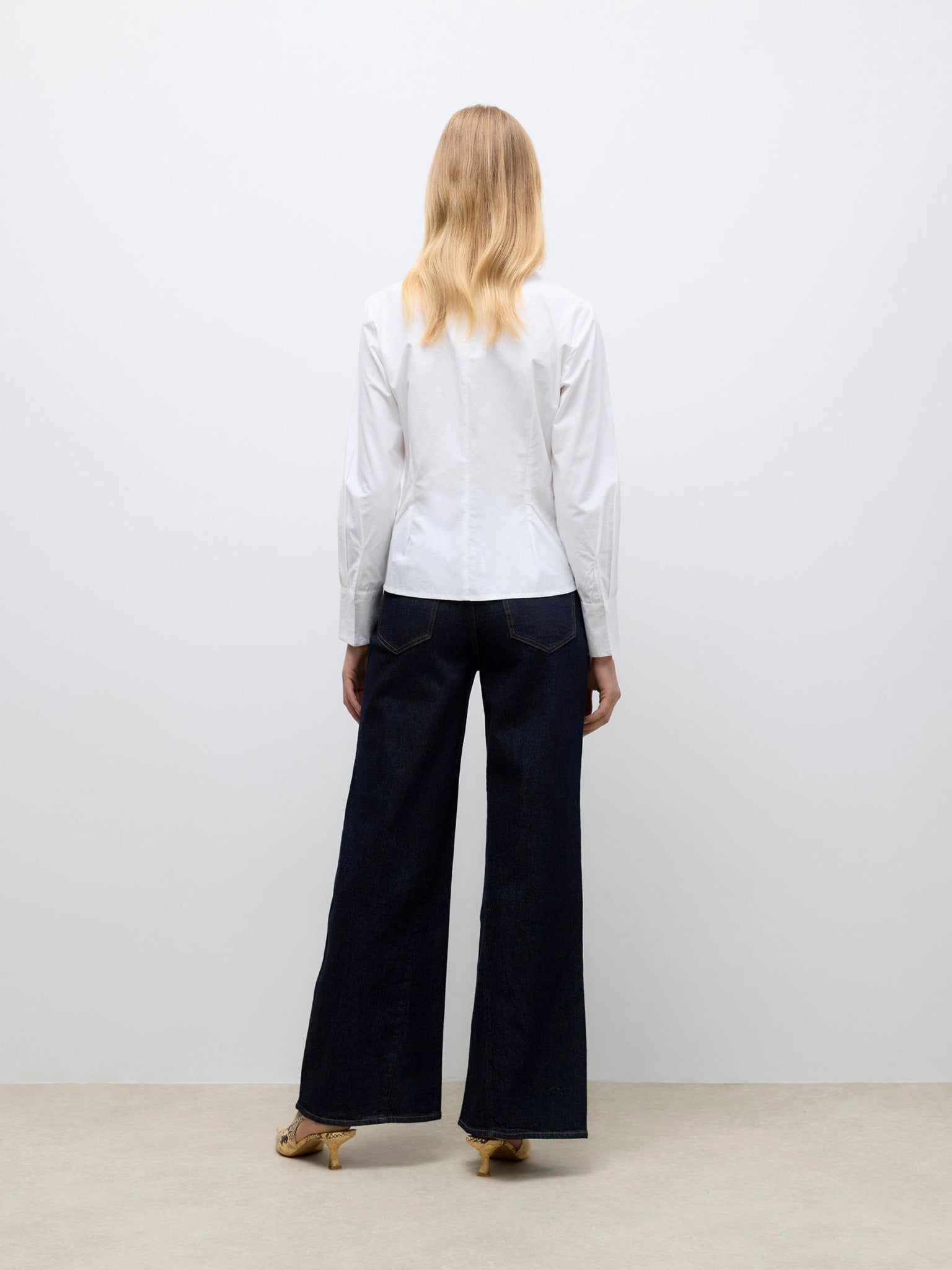 Γυναικείο παντελόνι τζιν με ζώνη ύφασμα AWMADDIE HR BELT WIDE JEANS RA392 10318807 | 10318807