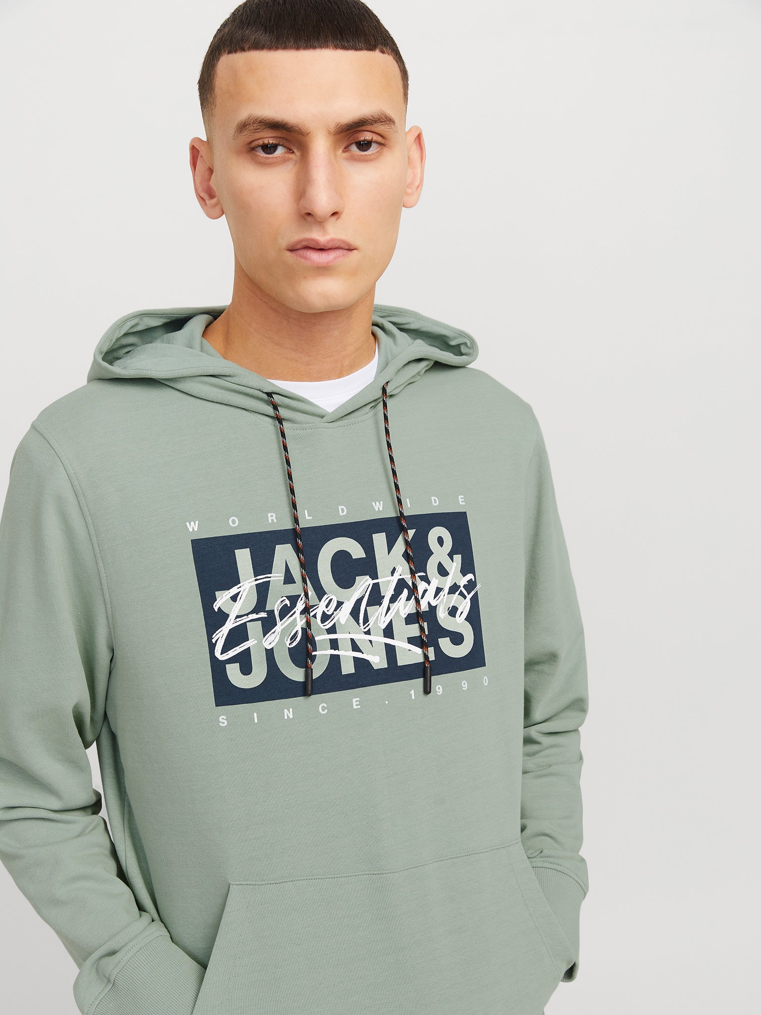 Ανδρική μπλούζα φούτερ JJCOLTON SWEAT HOOD 12268440 | 12268440