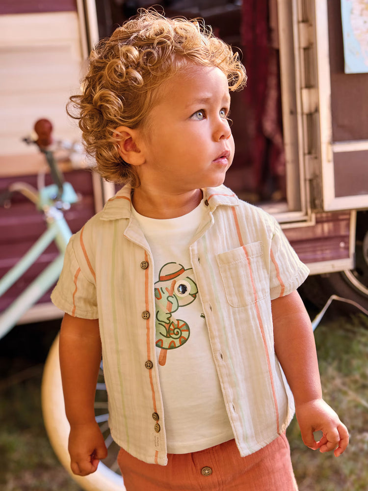 Βρεφικό πουκάμισο ριγέ | 26-01113-025