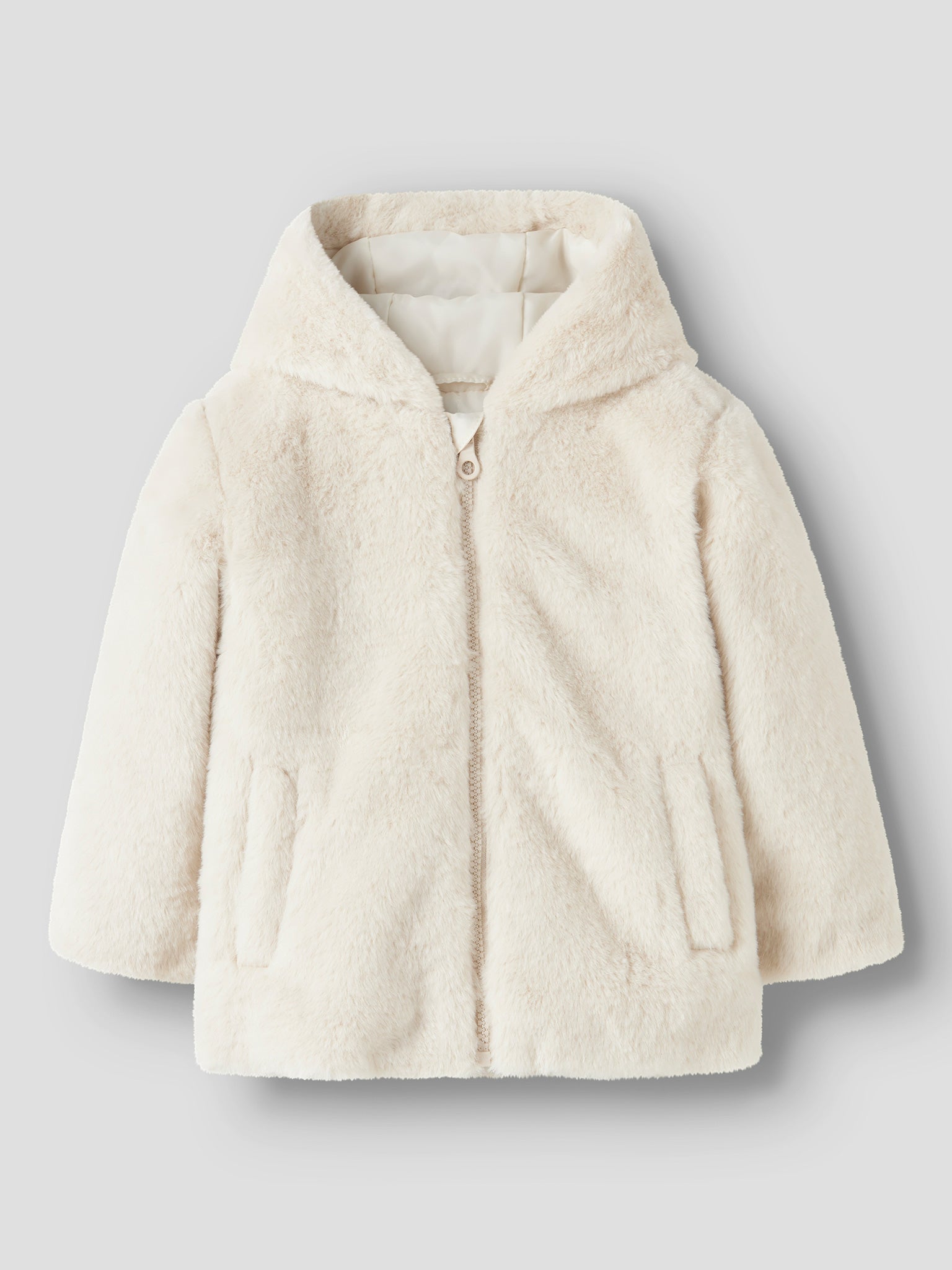 Παιδικό παλτό γούνινο NMFMILA JACKET W HOOD 13241682 | 13241682