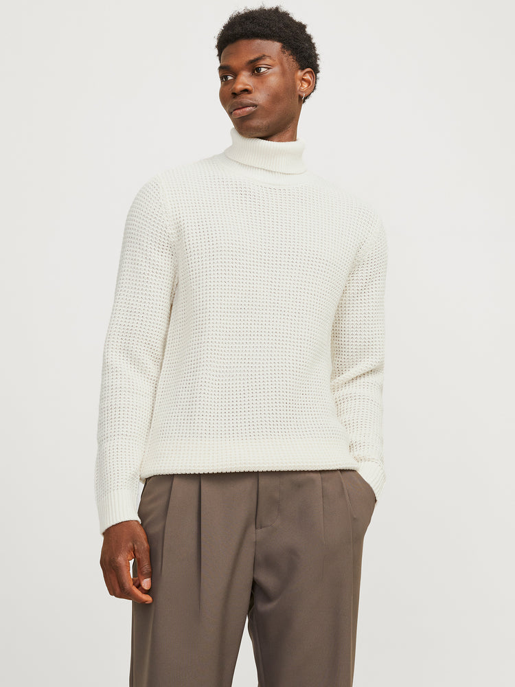 Ανδρική μπλούζα πλεκτή JJSTUDIO KNIT ROLL NECK 12270932 | 12270932