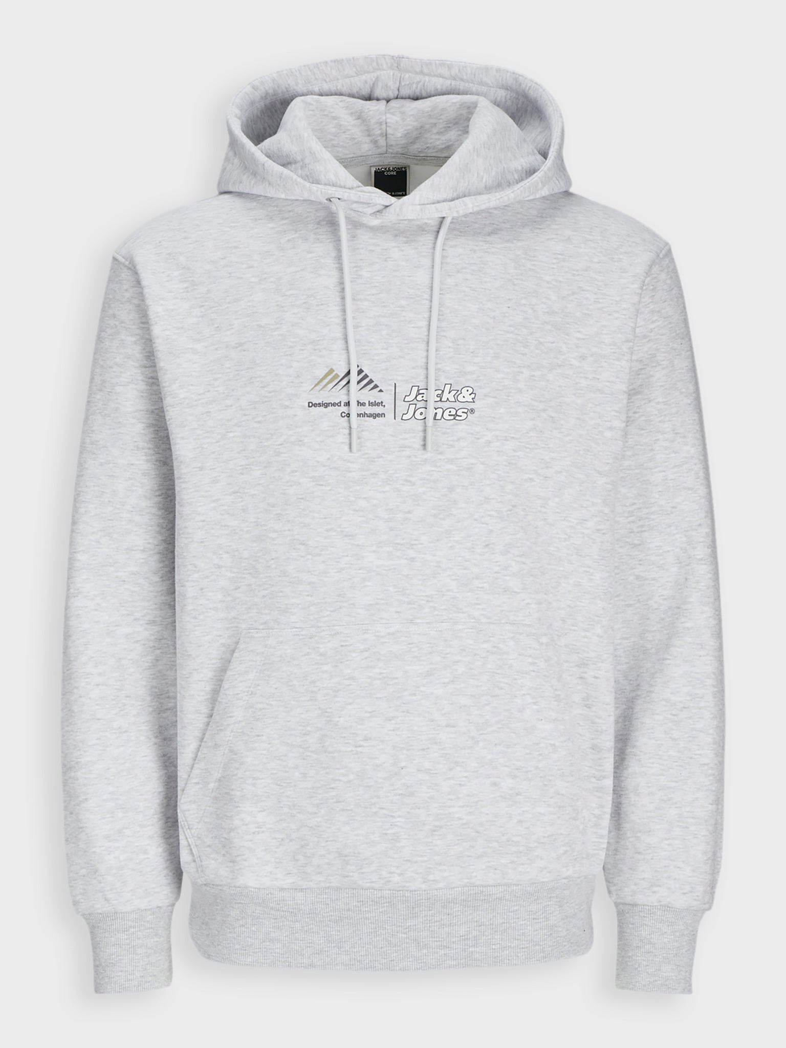 Ανδρική μπλούζα φούτερ μελανζέ JCOLIMA LOGO SWEAT HOOD BFLN 12266908 | 12266908